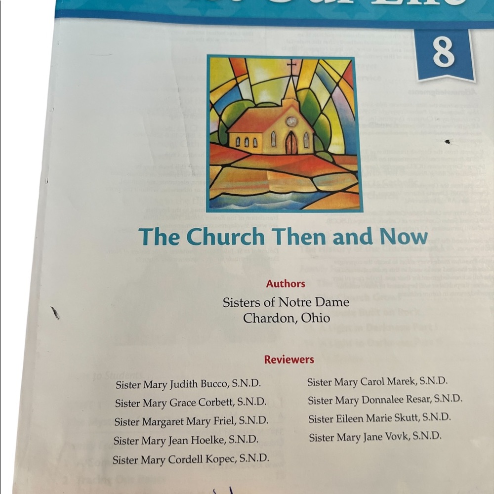 Christ Our Life- Then & Now- Soft Cover- 8th Grade - Picture 4 of 6